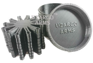 9 kapiszonowników x12 + Super Pojemnik Uzargo Arms do broni CP RWS 1075 4mm